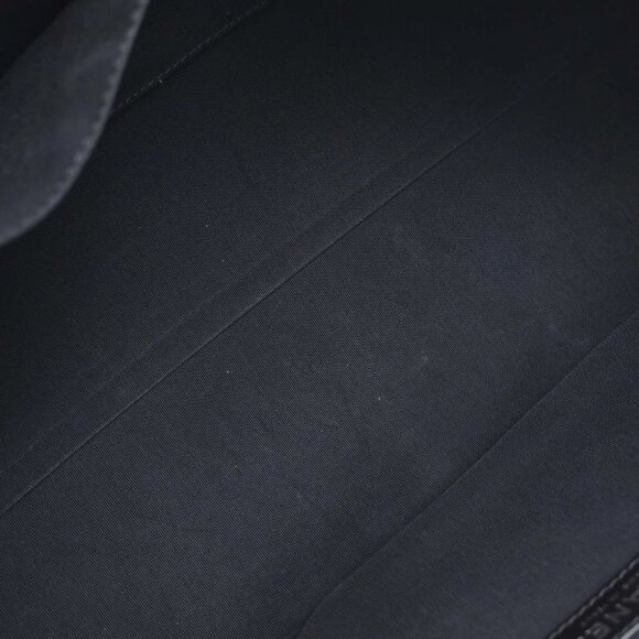 Chanel Black Beige Calfskin Featherweight Bowling Bag - Picture 8 of 10